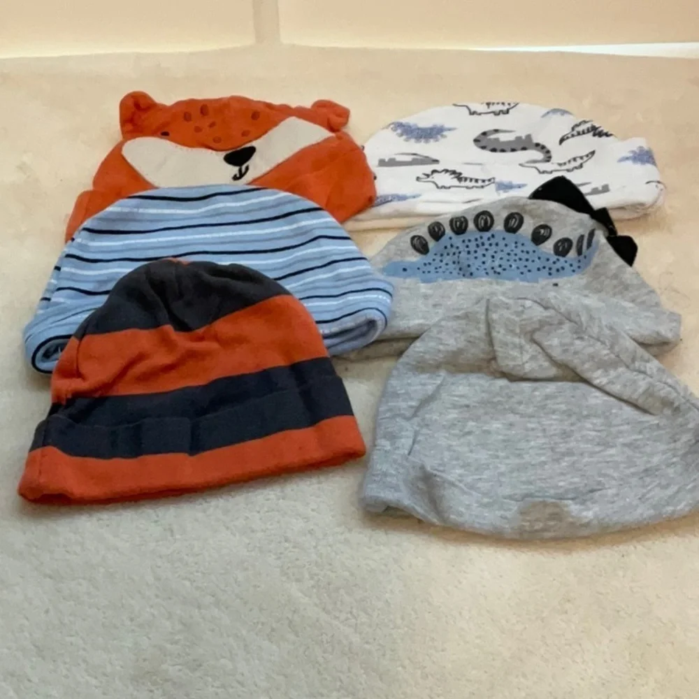 Kids' Fun Animal and Striped Hats Set